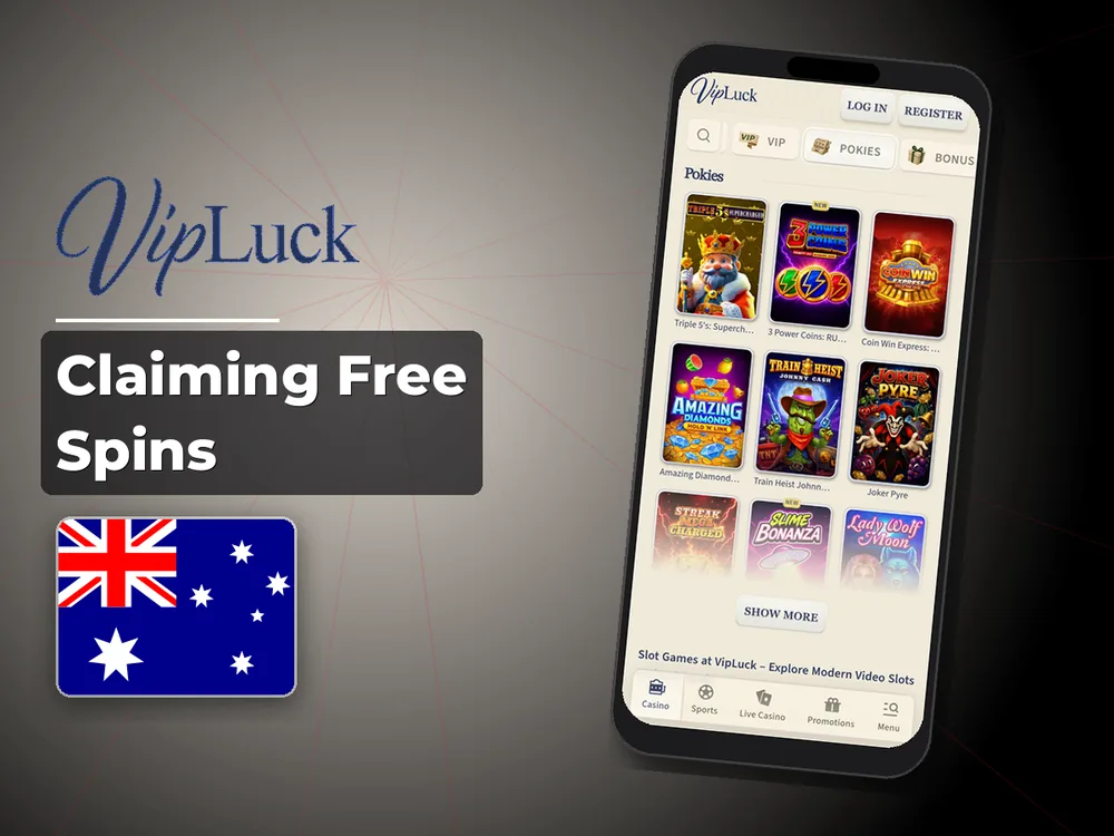 vipluck - Claiming Free Spins