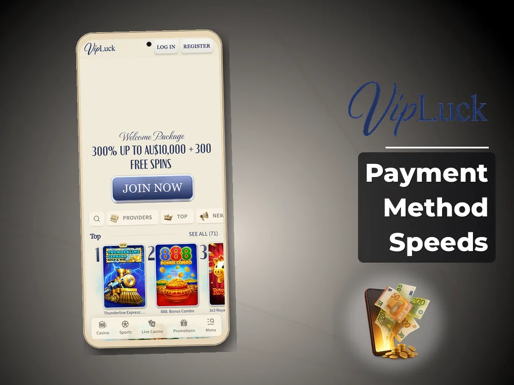 vipluck - Payment Method Speeds