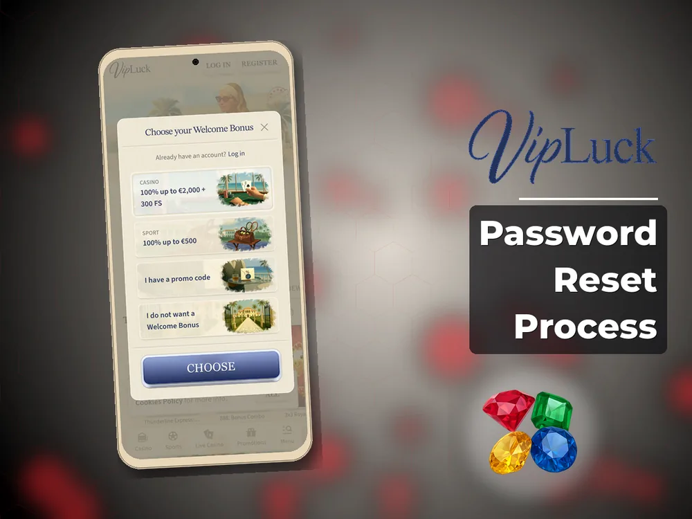 vipluck - Password Reset Process