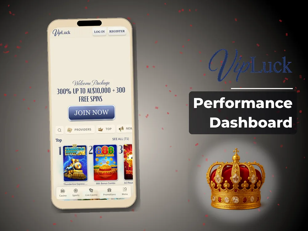 vipluck - Performance Dashboard