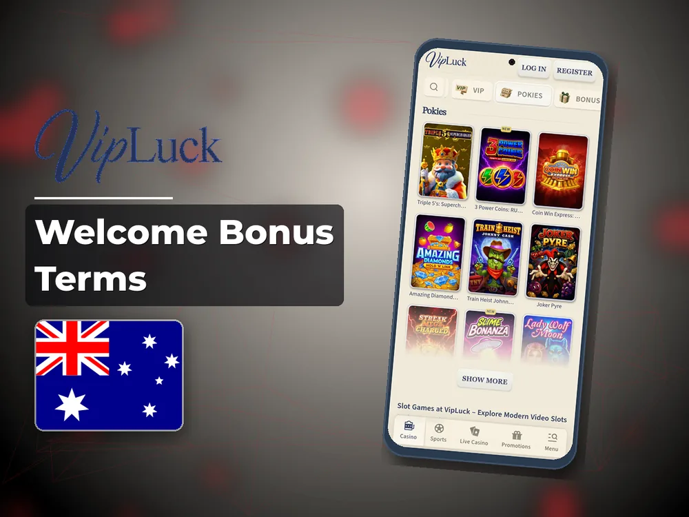 vipluck - Welcome Bonus Terms