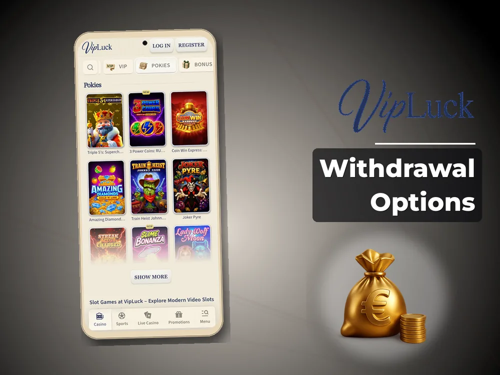 vipluck - Withdrawal Options
